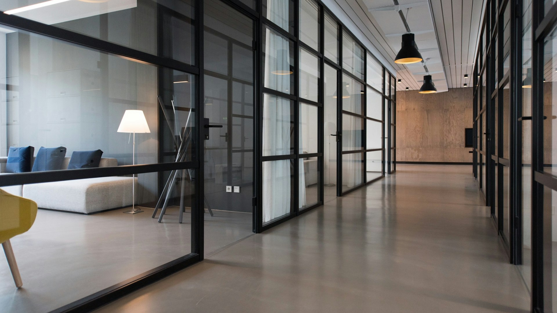 Enterprise office corridor